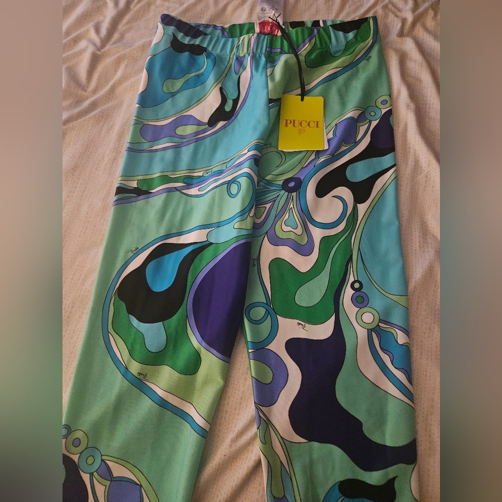Pucci Multicolor Patterned Pants NWT - image 1